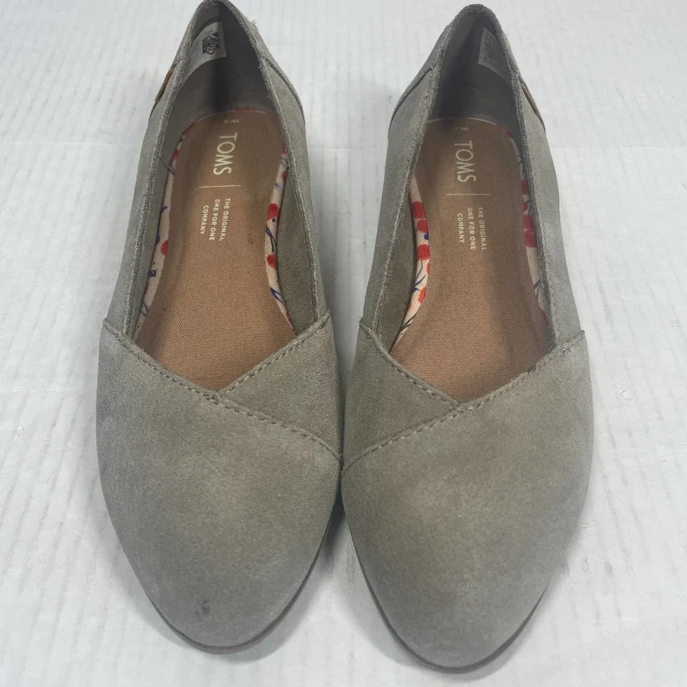 Toms Womens Julie Flats Desert Taupe Size 6 M‎